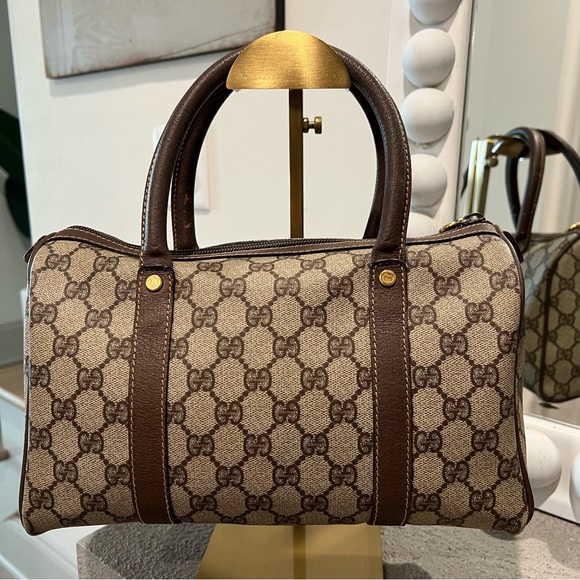 Vintage GUCCI Sherry Line Boston Bag - Picture 5 of 10